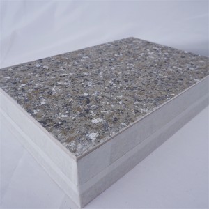 Water-in-Sand Stone-Texture Thermal Insulation Integrated Panel