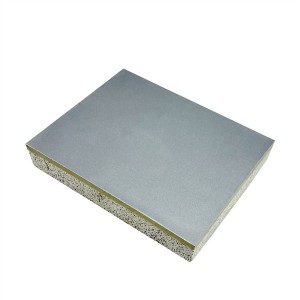 Metallic Fluorocarbon Paint Thermal Insulation Integrated Panel